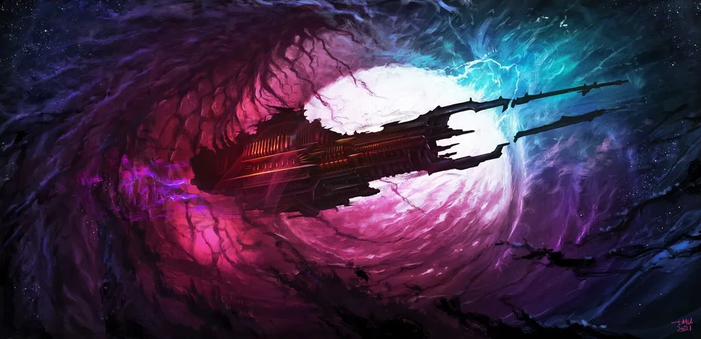 В варпе, знаете ли, корабли гибнут порой. Так что - если варп пришёл на планету, выжить там... не получится...