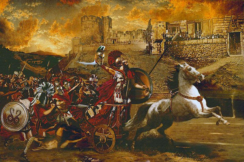 Настоящее эпическое сражение...