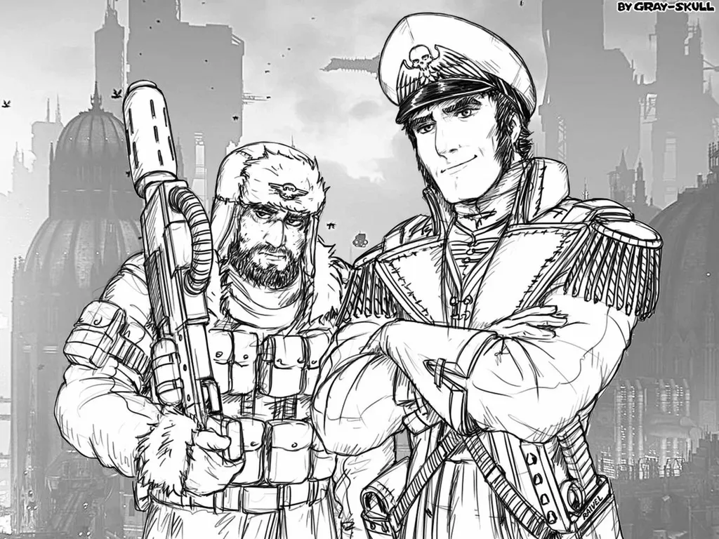 Так что если читать книги про него хорошо - то там ест всё, чем должен заниматься комиссар Гвардии...