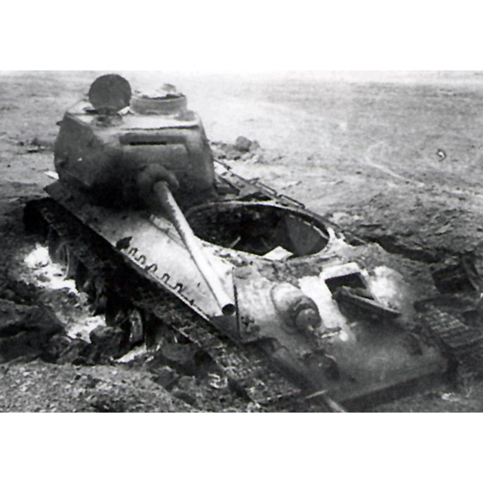 То самое фото. Это с Тоцкого полигона. И я не сказал бы, что танк в состоянии "завёл и поехал"...