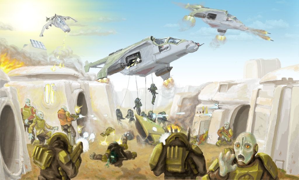 Собственно, вот - начинается резня мирных жителей...