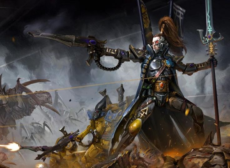 Эльдары просто хотят выжить. Их мало и они вымирают...