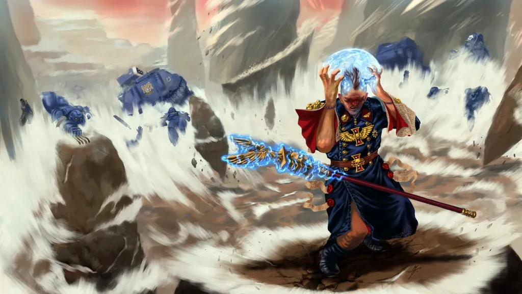 Санкционированный псайкер творит дичь.