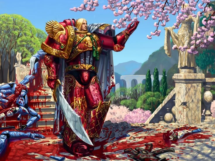 Совершенно лояльный Фулгрим на планете Визас хотел решить всё без резни...