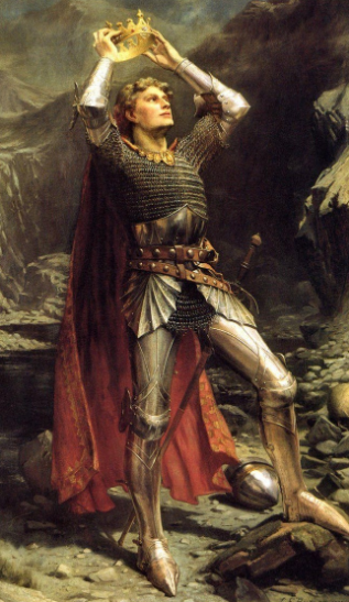 Кстати, немало картинок с Артуром в такой вот броне… А носить он её не мог…