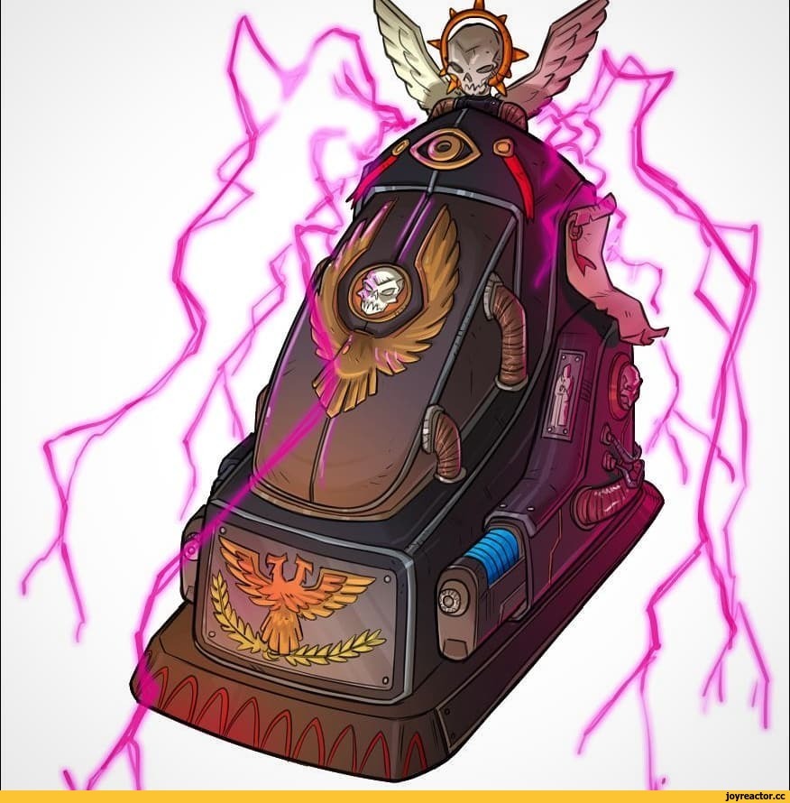 Это «инвалидное кресло» Рейвенора, но «рабочее место» астропата может выглядит так же…