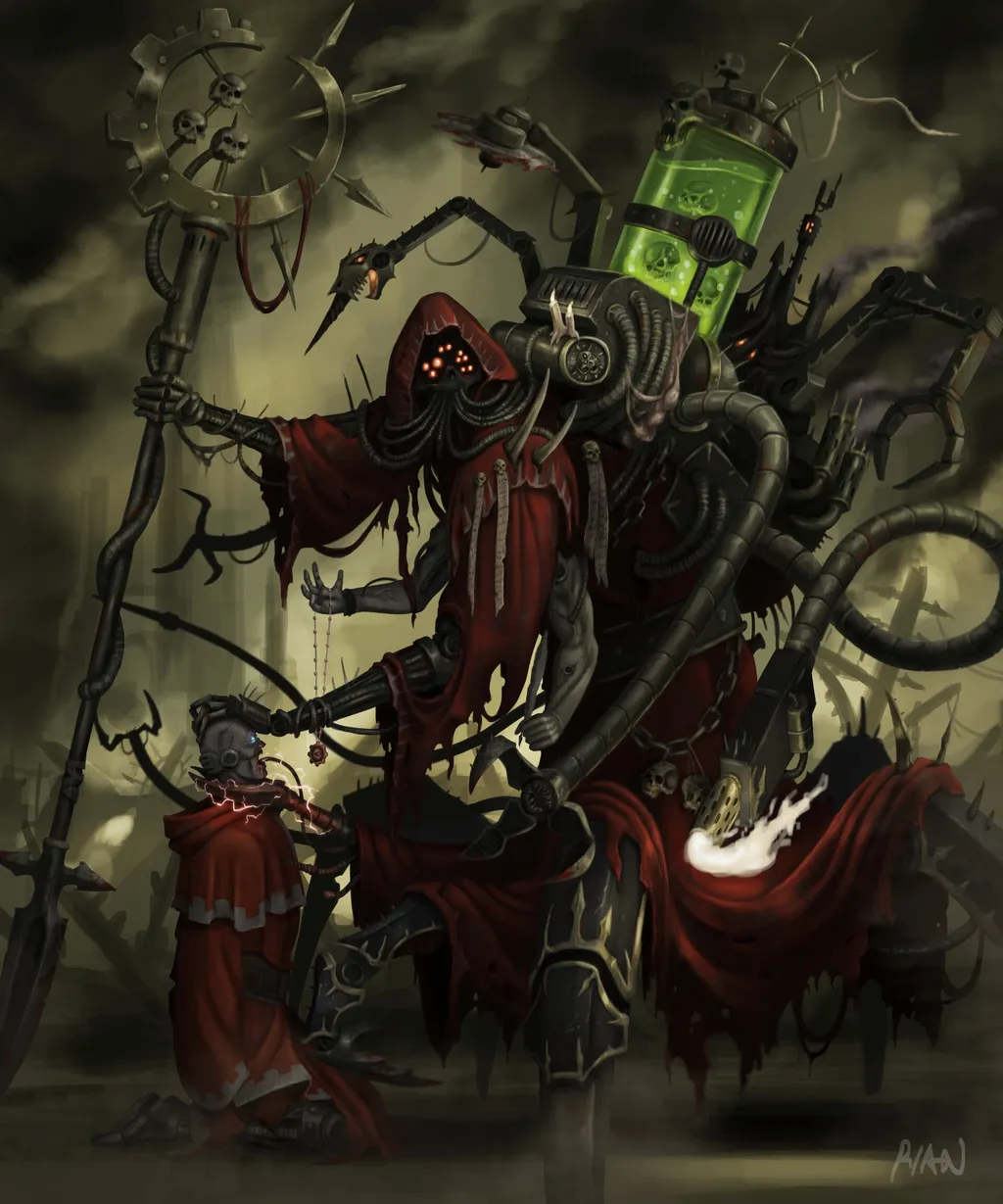 Пришёл к нему Драйго… И техножрец тут же открыл производство шлакоблоков…