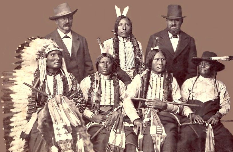 Арапахо в XIX веке. Кстати говоря, индейцы-то, ребята умные были... Просто, со своими "тараканами"... А у кого их нет?