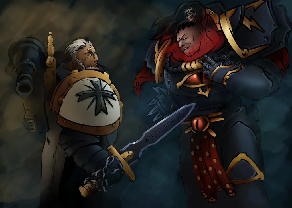 "Мужик, ты чего меч достал? Я просто хотел спросить, как пройти в библиотеку! В два часа ночи!"