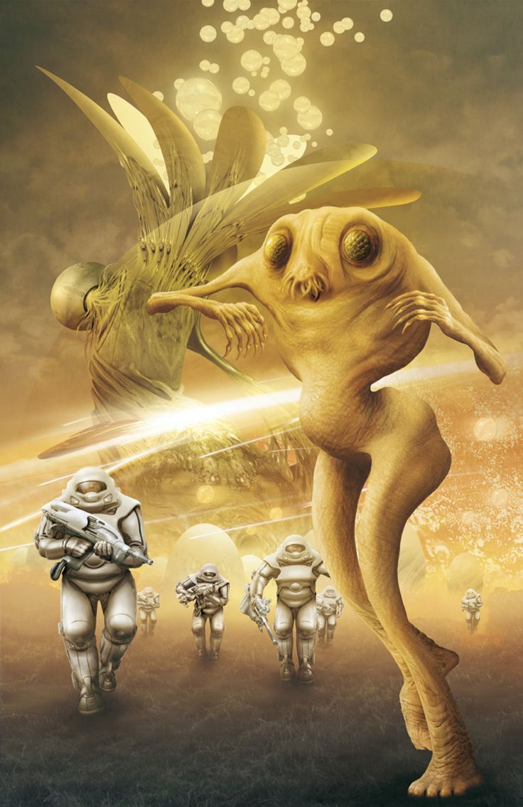 Тельциане и злобные земные захватчики...