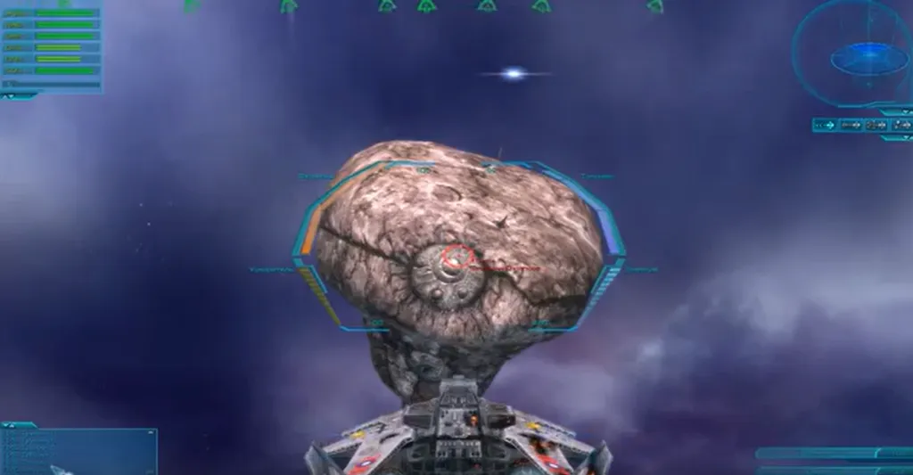 Безумие из игры - залететь внутрь, оставить там бомбу - и вылететь обратно на форсаже. В книге такого не было...