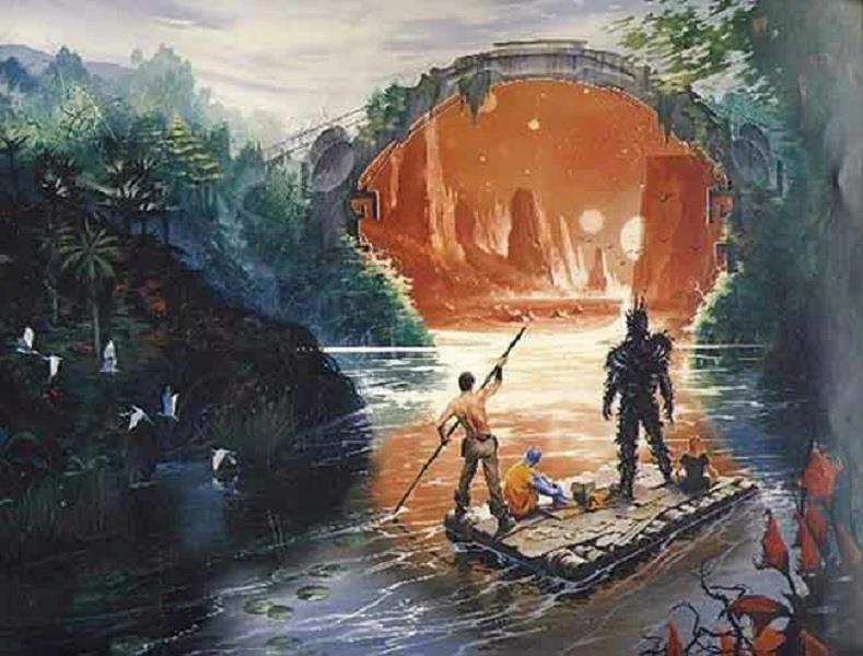 Например, в "Гиперионе", порталы тоже играли большую роль...