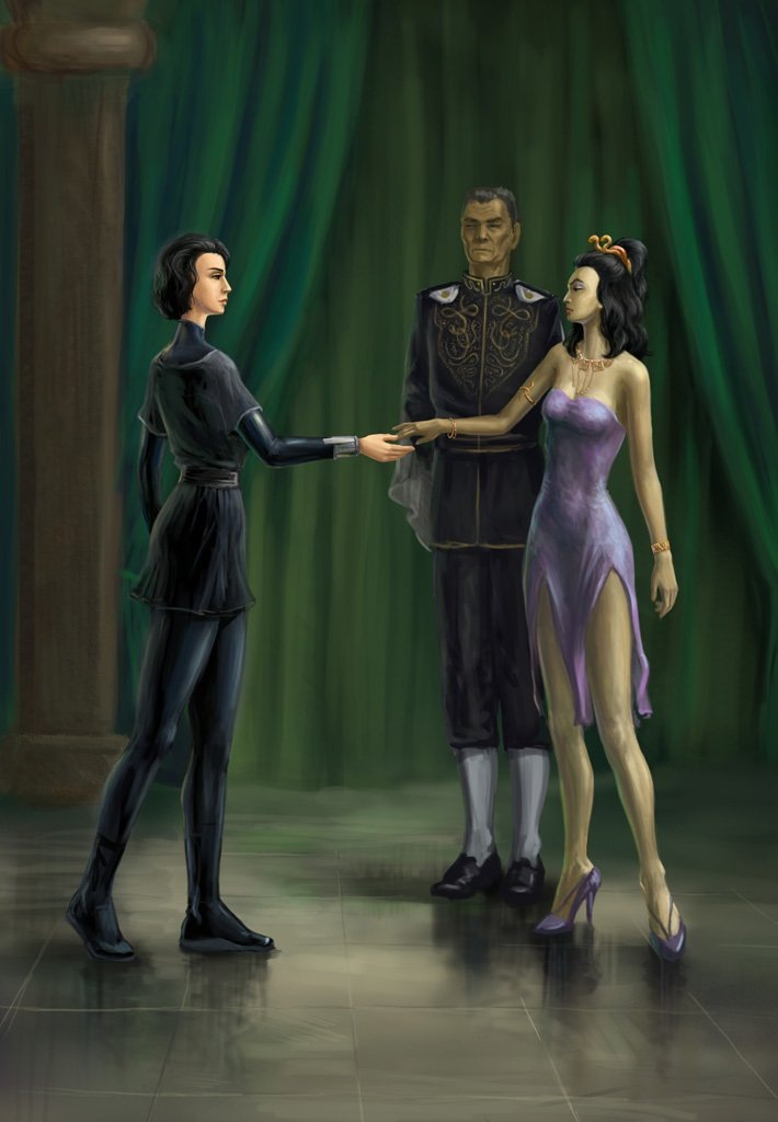 Фай Родис пришла в гости к Чойо Чагасу...