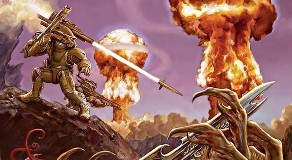 Кстати говоря, вот эта картинка - кстати, по книге, кажется мне вполне себе каноничной. И я не сказал бы, судя по картинке, что он неповоротливый...