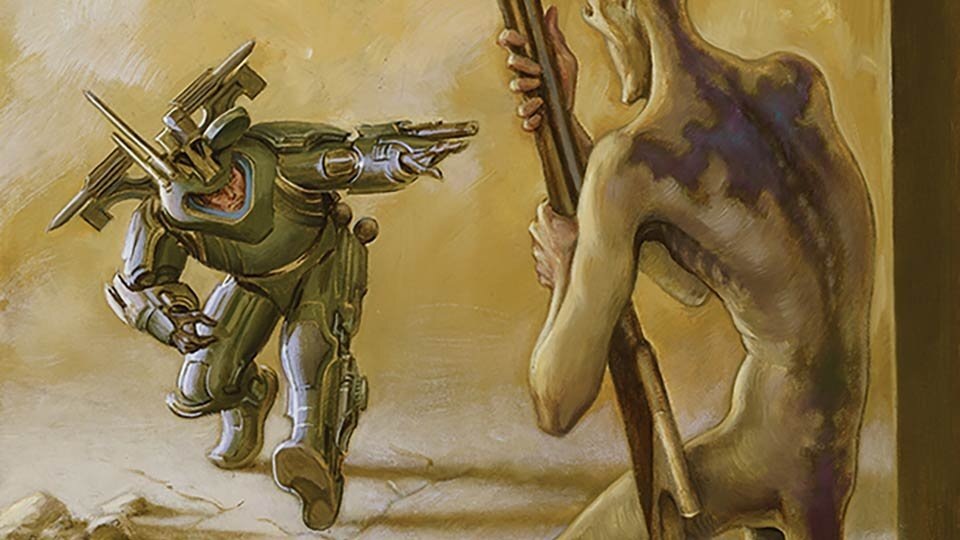 И это - вполне себе каноничное изображение... И на тонну брони тут как-то не тянет...