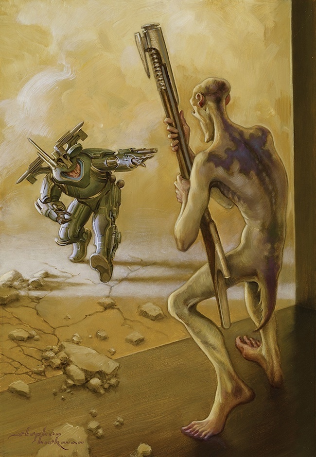 Одна из таких "боевых" сцен...