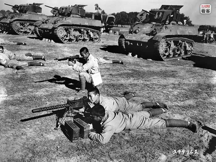 Отряд Гоминьдана на учениях