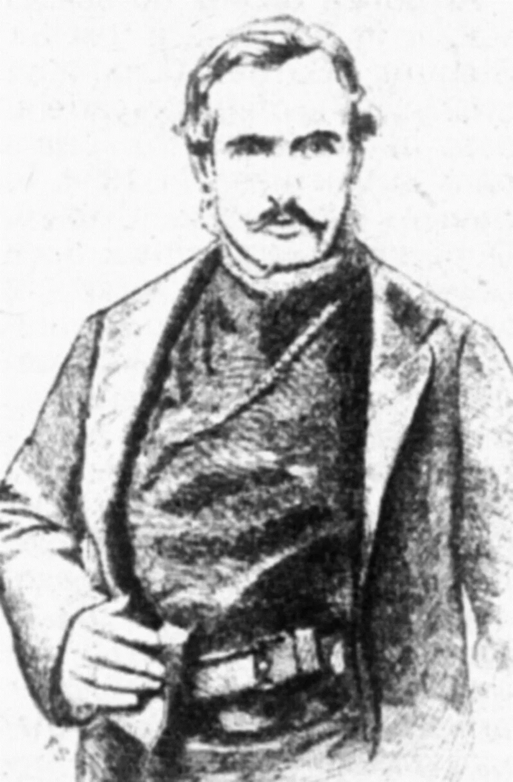 Портрет Лейкмана времен его службы в британской армии.