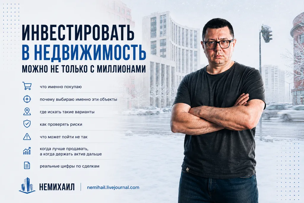 Инвестировать в недвижимость можно не только с миллионами