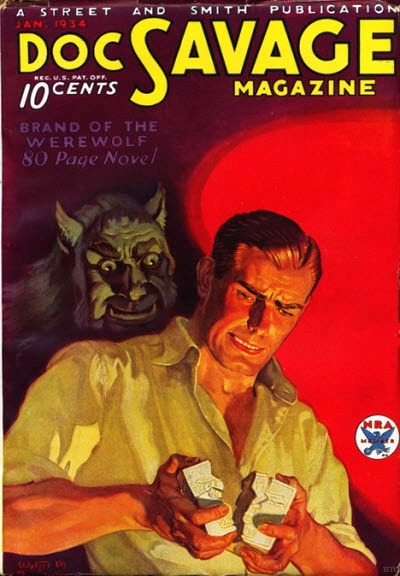 Выставка обложек. Doc ‎Savage‏ ‎Magazine. 1934. Street & Smith