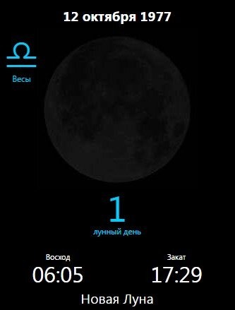 В общем, это была ночь новолуния...