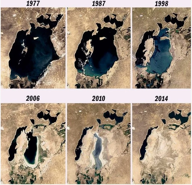 Было море, а теперь осталась лужа. А виновата, как всегда, Россия, по их мнению