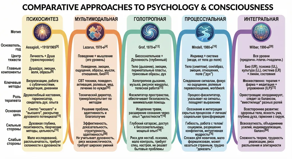Примечание: В таблице курсивом выделеныобобщающие названия, а подробности из источников сохранены без цитат длякраткости