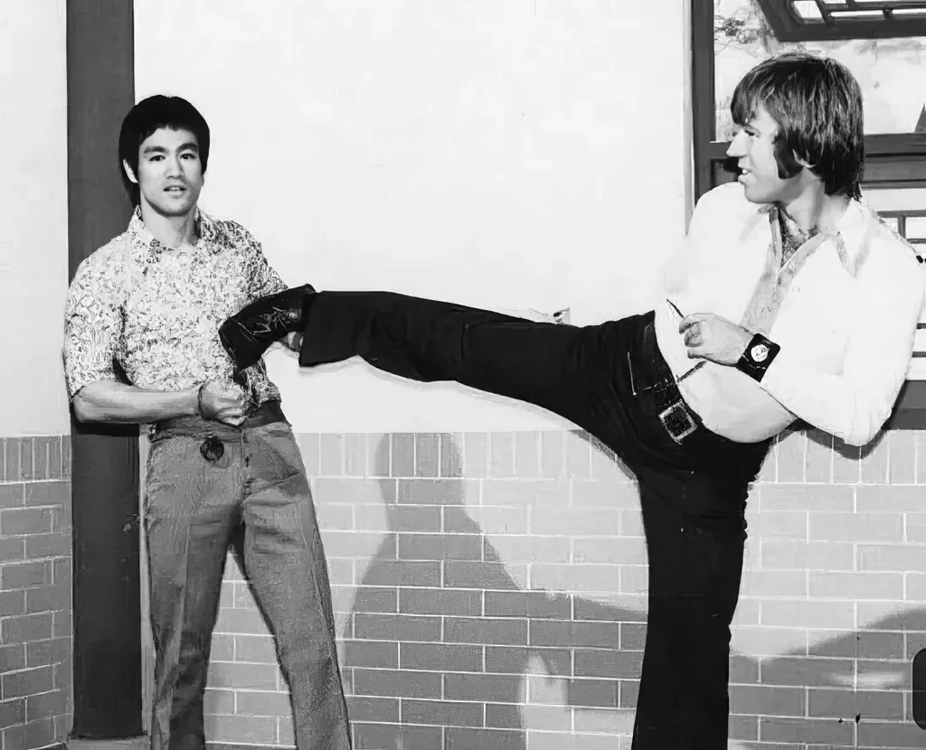 Брюс Ли и Чак Норрис