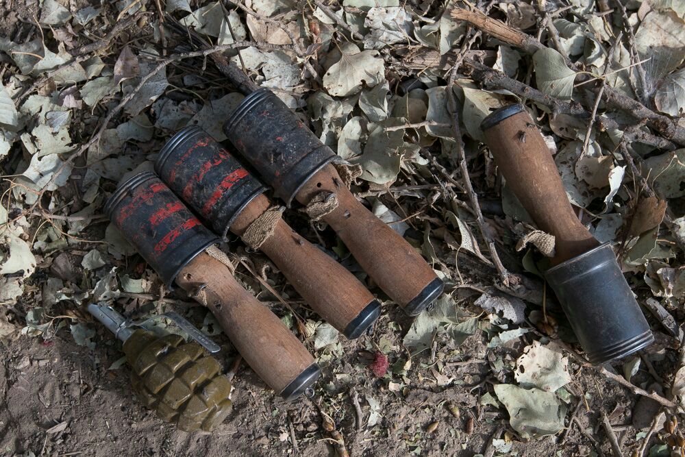 На позициях ИГИЛ на острове Хувейджа Катыа. Фото: Степан Яцко @photopmc