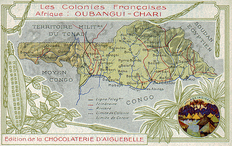 Территория Убанги-Шари в 1910 году. ФОТО: wikimedia.org