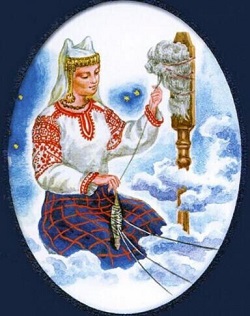 Ах, ниточку, с куделечки…