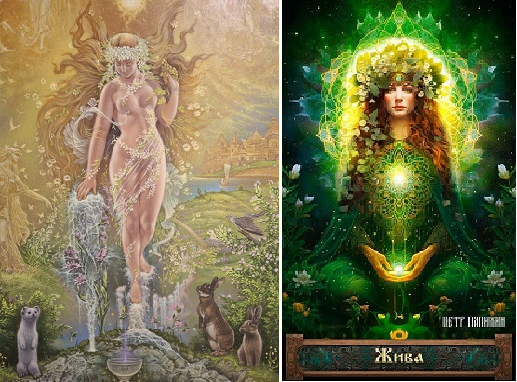 Новая картина А.Угланова «Богиня Джива»