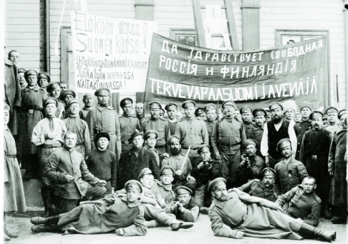 Финские красногвардейцы.