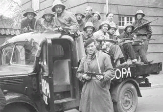 Партизаны ВОРА. Май 1945 года.