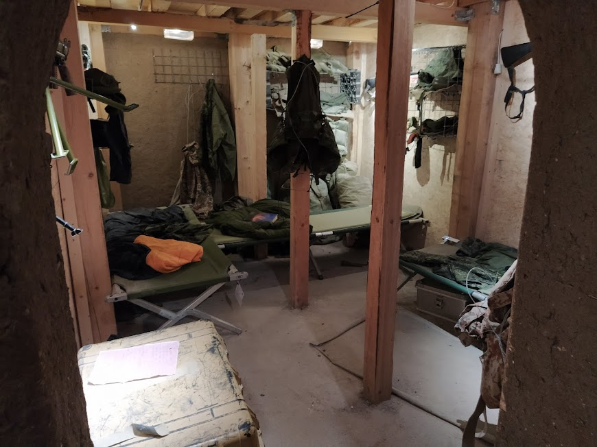 Реконструкция датской казармы в Афганистане в Военном музее Копенгагена. Фото Владимира Тулина.