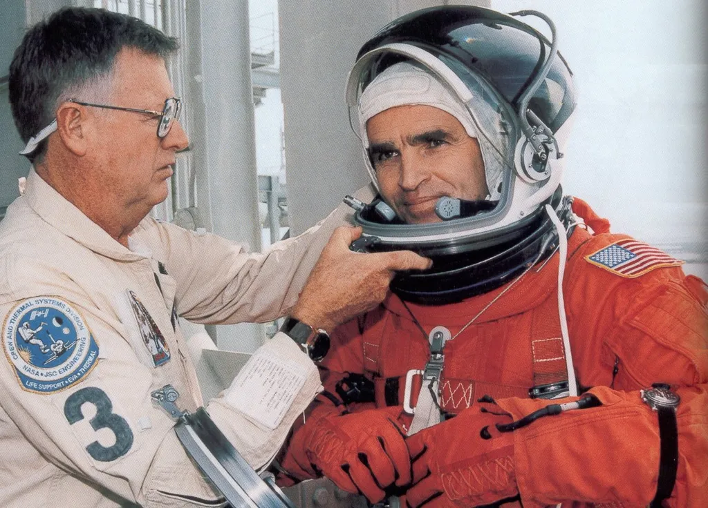 Украинский космонавт Леонид Константинович Каденюк.