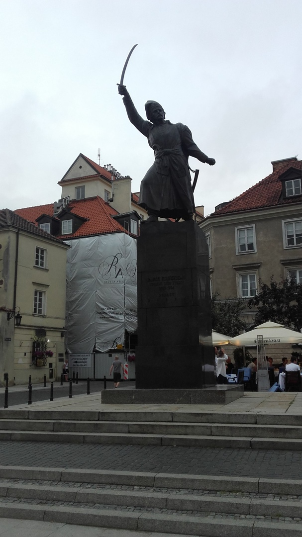 Памятник Яну Килинскому в Варшаве. Фото Владимира Тулина.