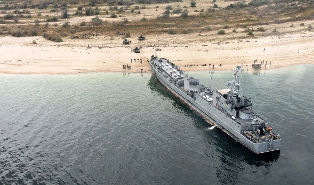 Десантный корабль "Юрий Олефиренко" в 2018 году.