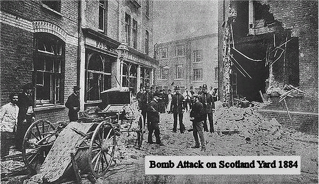Взрыв бомбы у Скотланд-Ярда.
