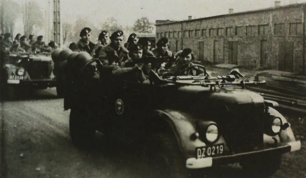 Польские десантники в Чехословакии.