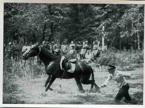 Выступление Конрада фон Вангенхайма на Олимпиаде в Берлине.