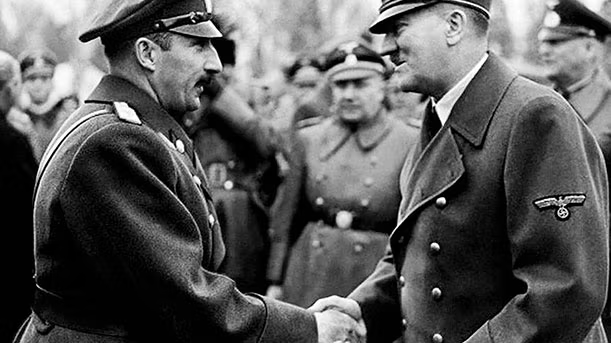 Царь Борис III и Адольф Гитлер.