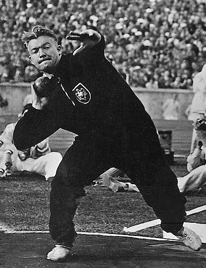 Ханс Вельке на Олимпиаде в Берлине в 1936 году.