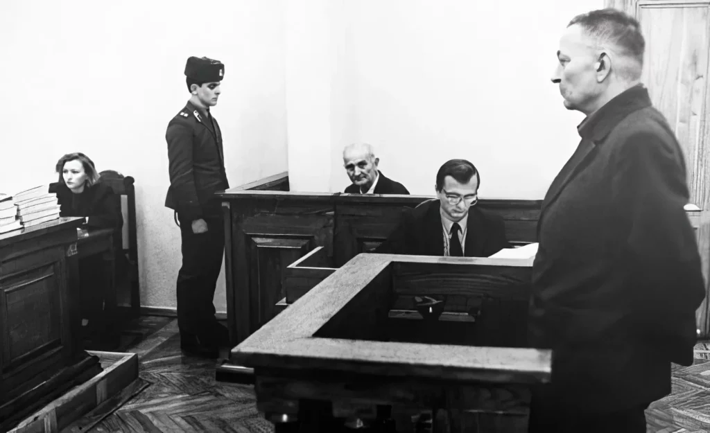 Григорий Васюра в зале суда.