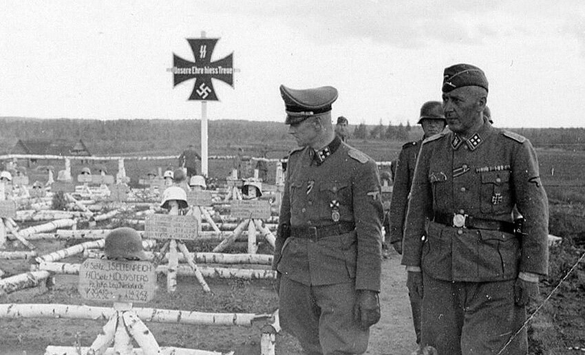 Кладбище голландских эсэсовцев под Ленинградом.