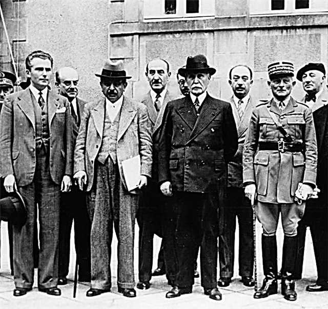 Филипп Петен, Пьер Лаваль и другие члены правительства.