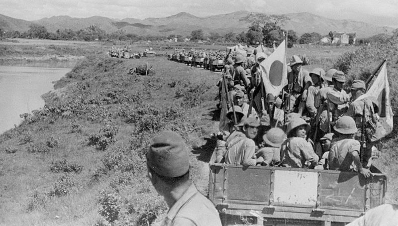 Японские войска во Французском Индокитае.