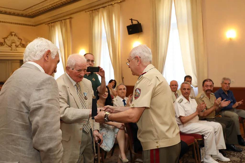 Атанас Илев на праздновании его 100-летнего юбилея.