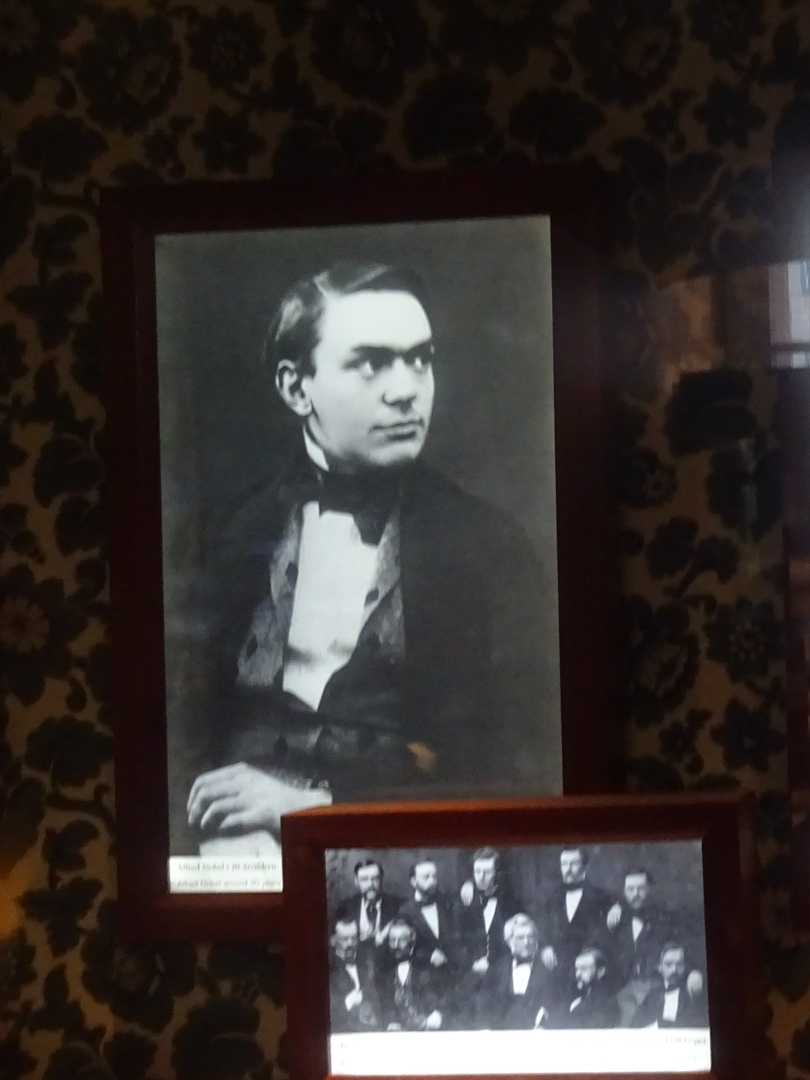 Альфред Нобель. Музей Нобеля в Стокгольме. Фото Владимира Тулина.