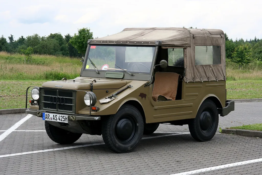 DKW Munga. Кольца это не эмблема AUDI, это тогдашняя эмблема AUTO-UNION